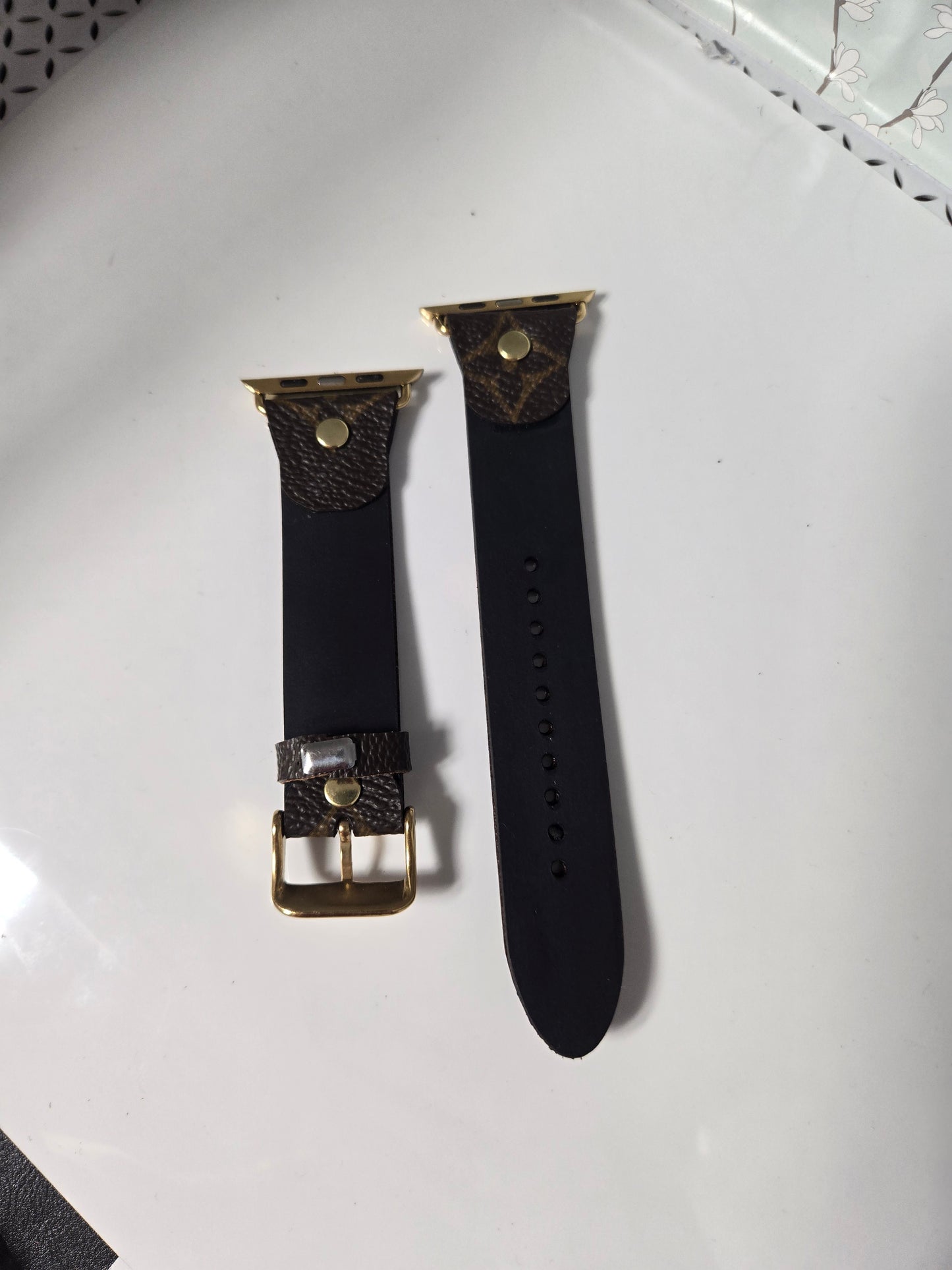 Upcycled apple watch band