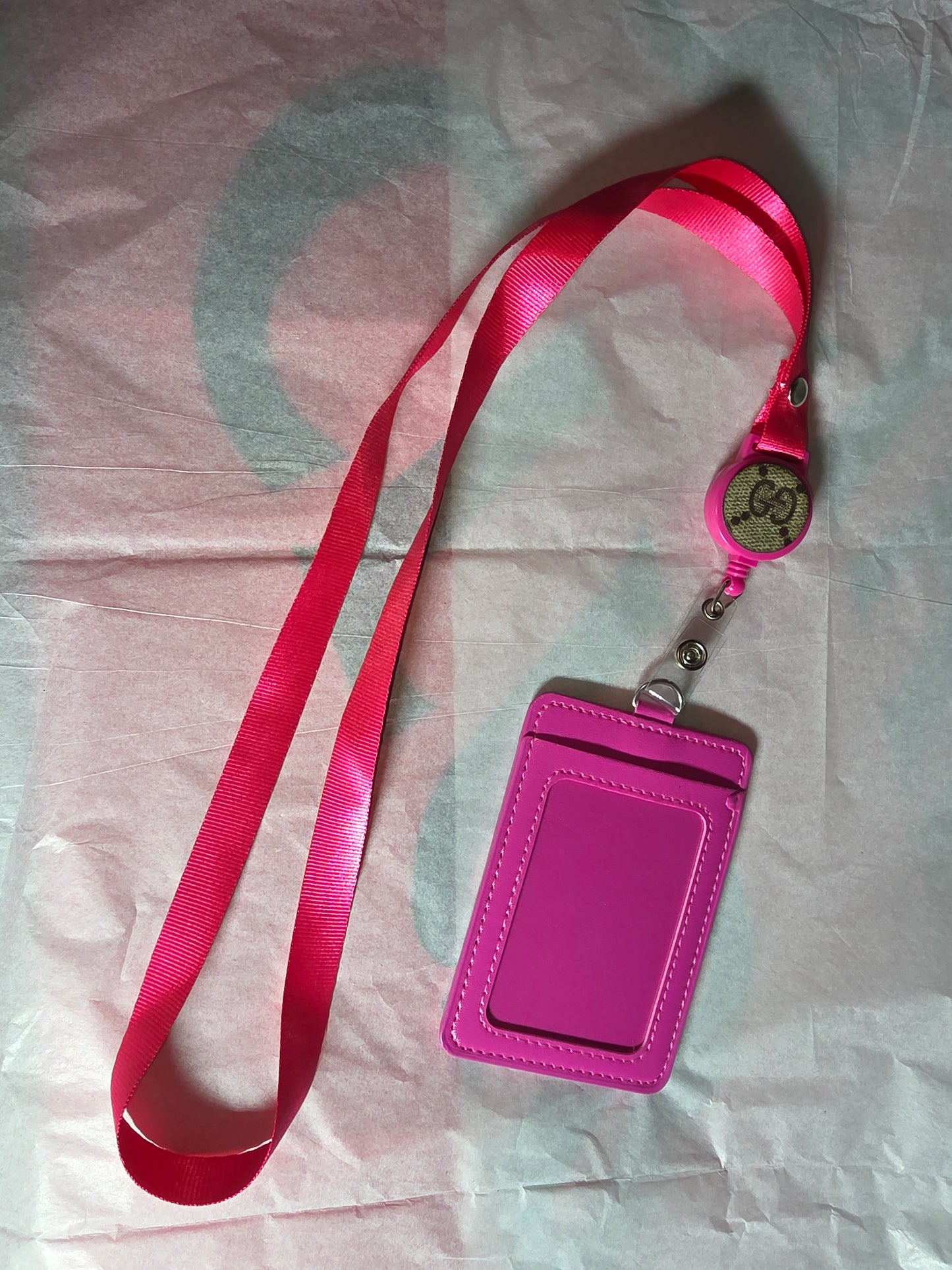 Upcycled badge holder