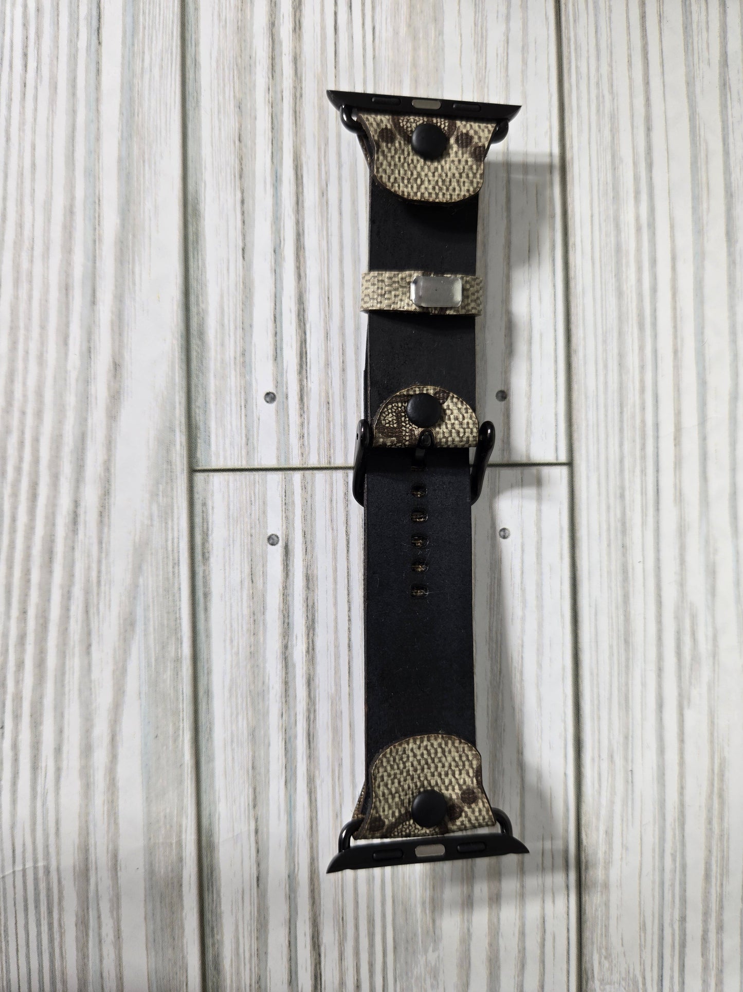 Upcycled handmade watch band