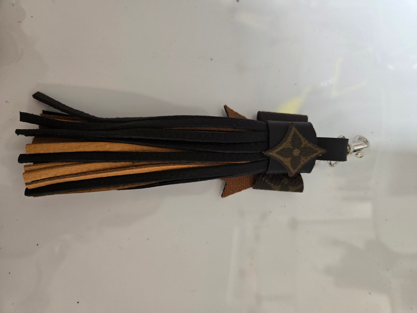 Upcycled handmade tassle
