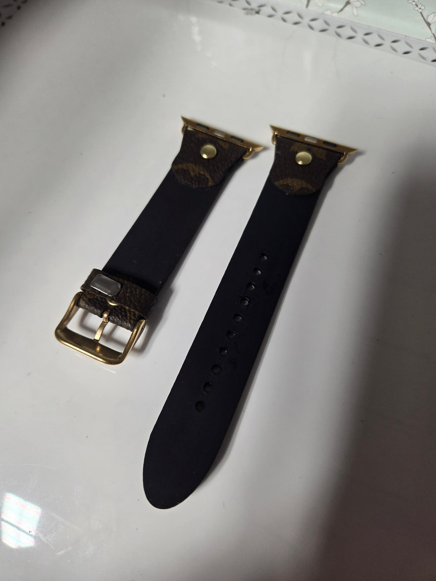 Upcycled apple watch band