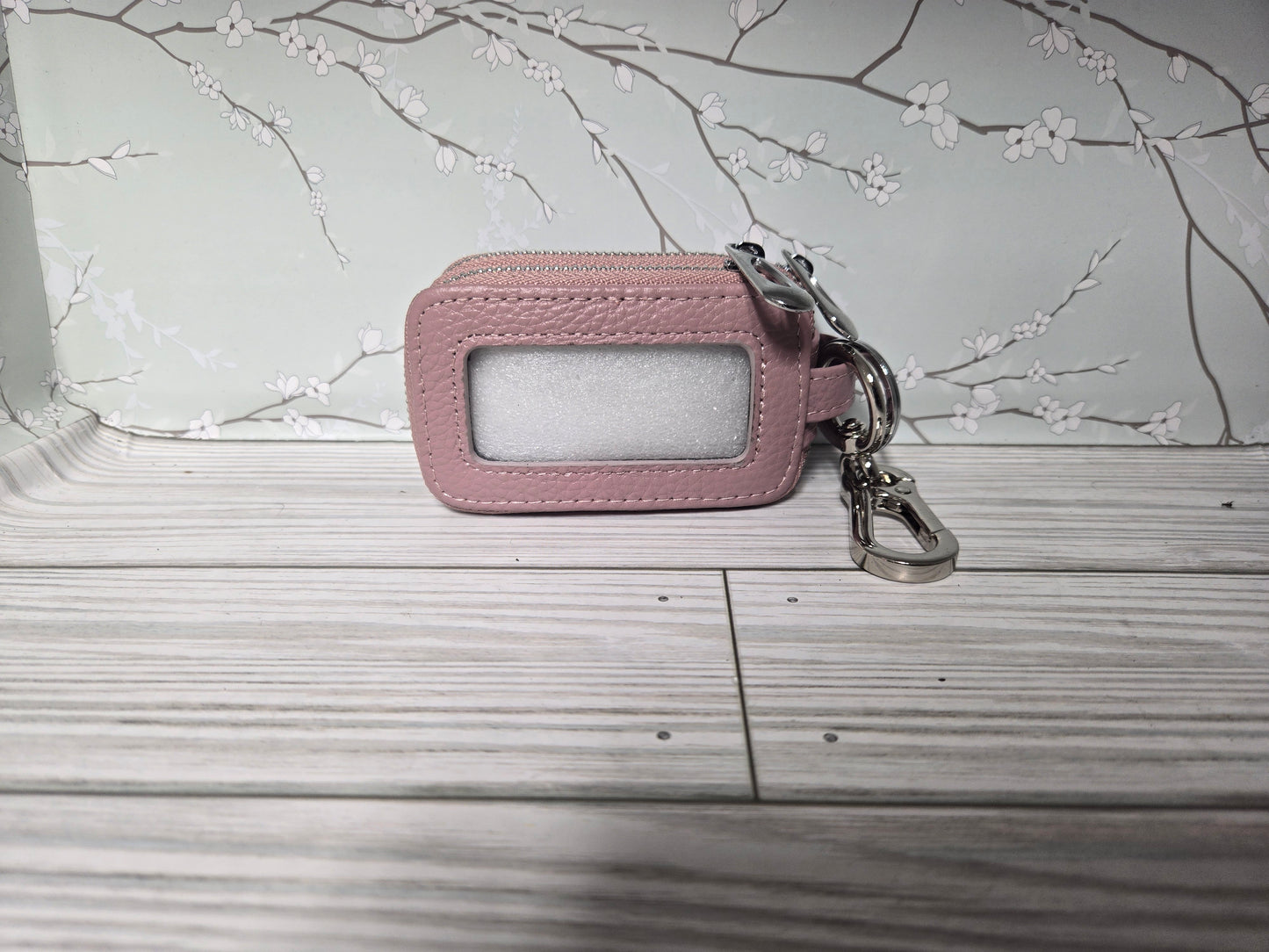 Double keyfob holder upcycled